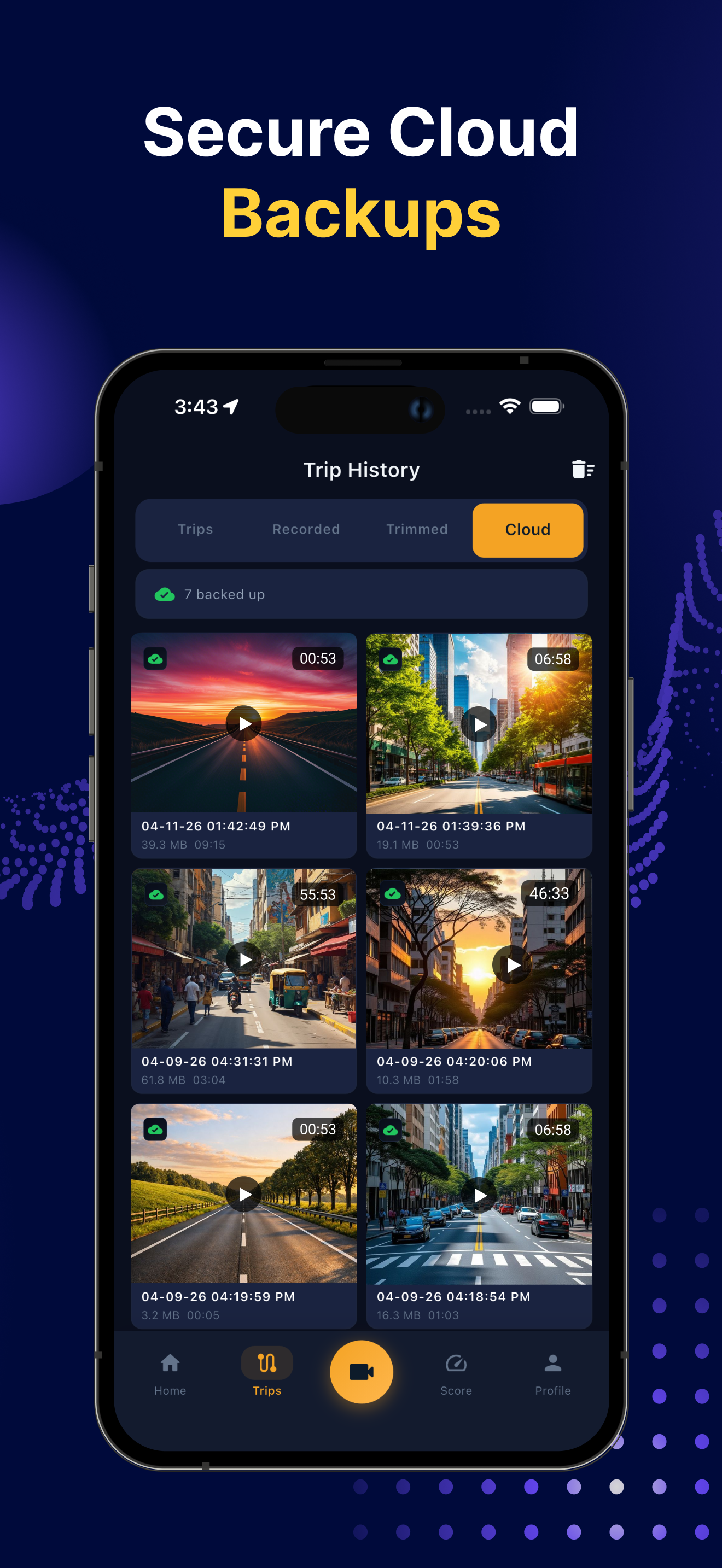 iOS app screen 5