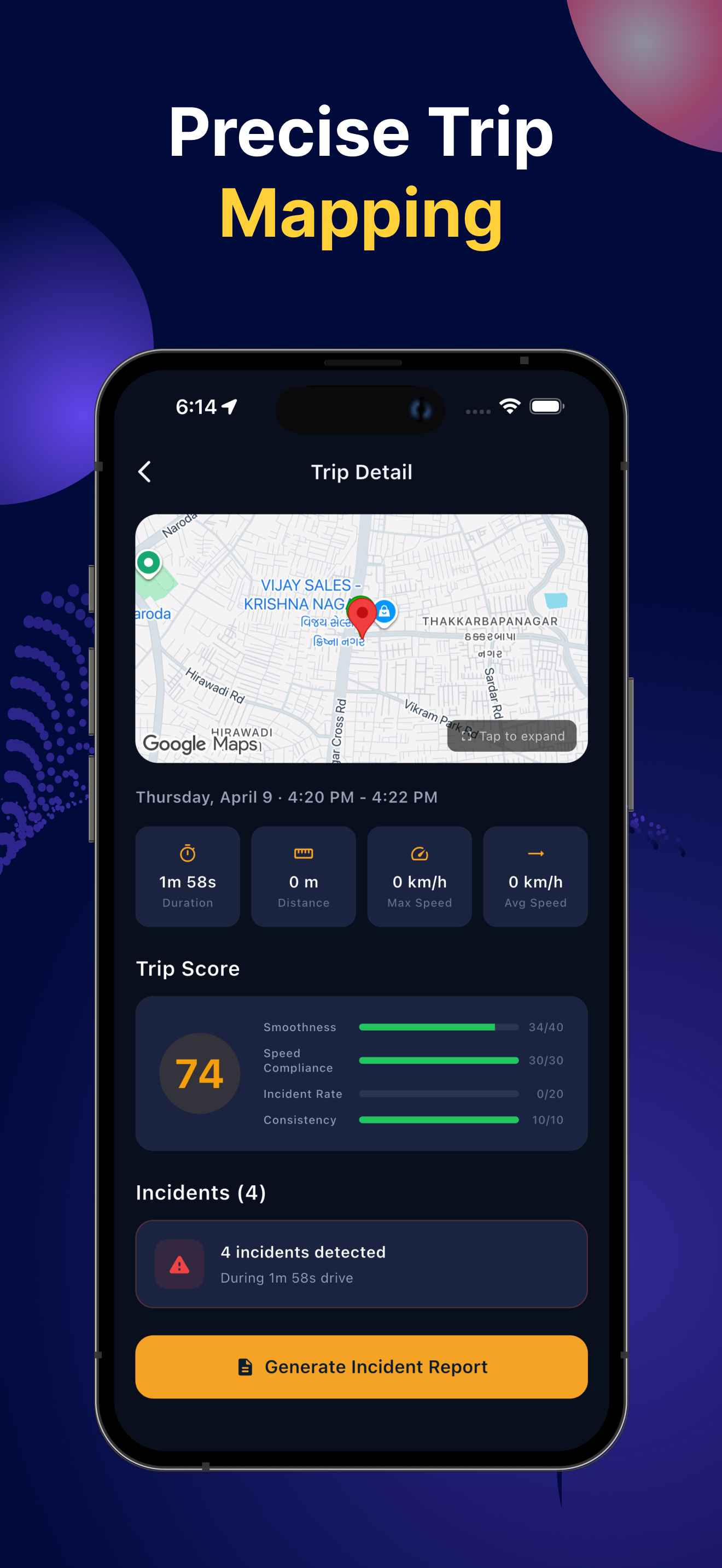 iOS app screen 8