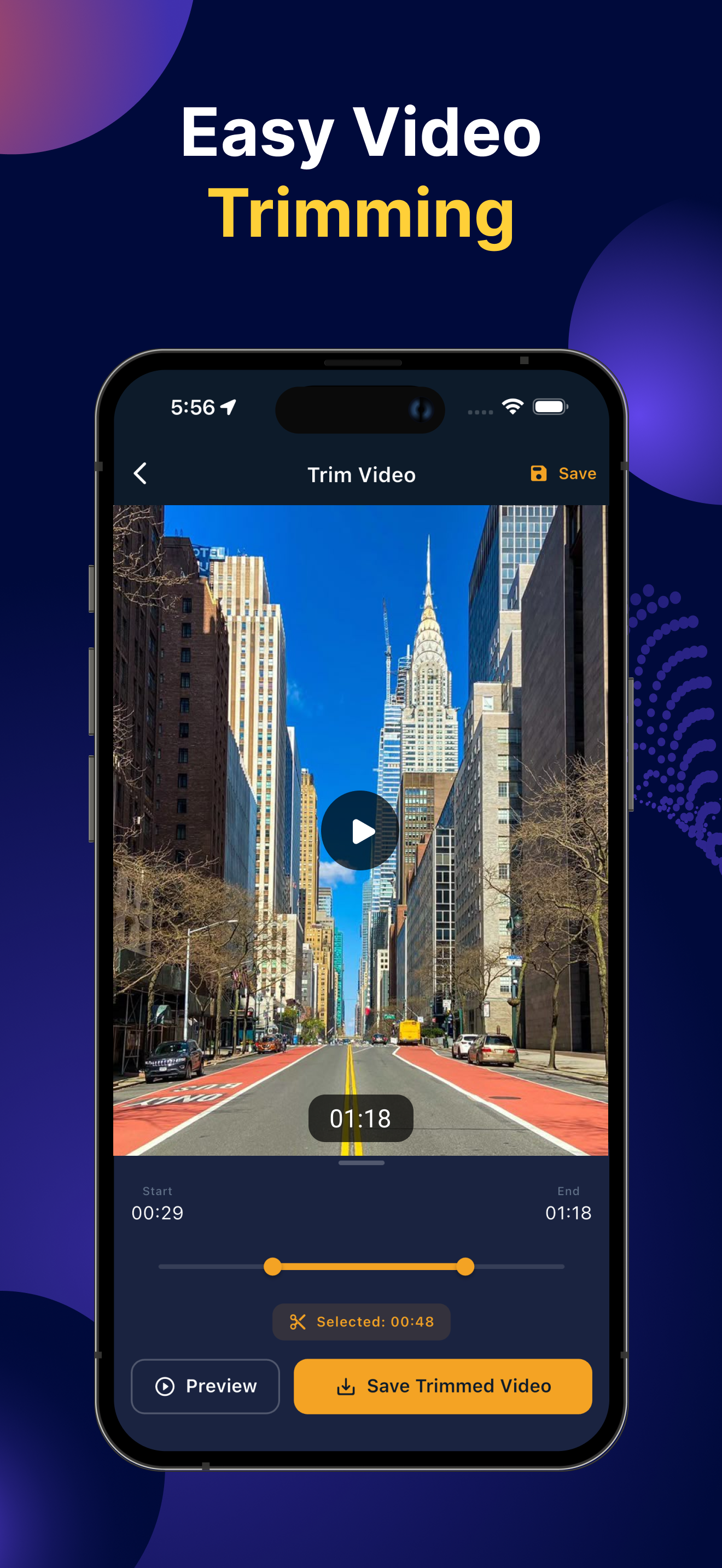 iOS app screen 9